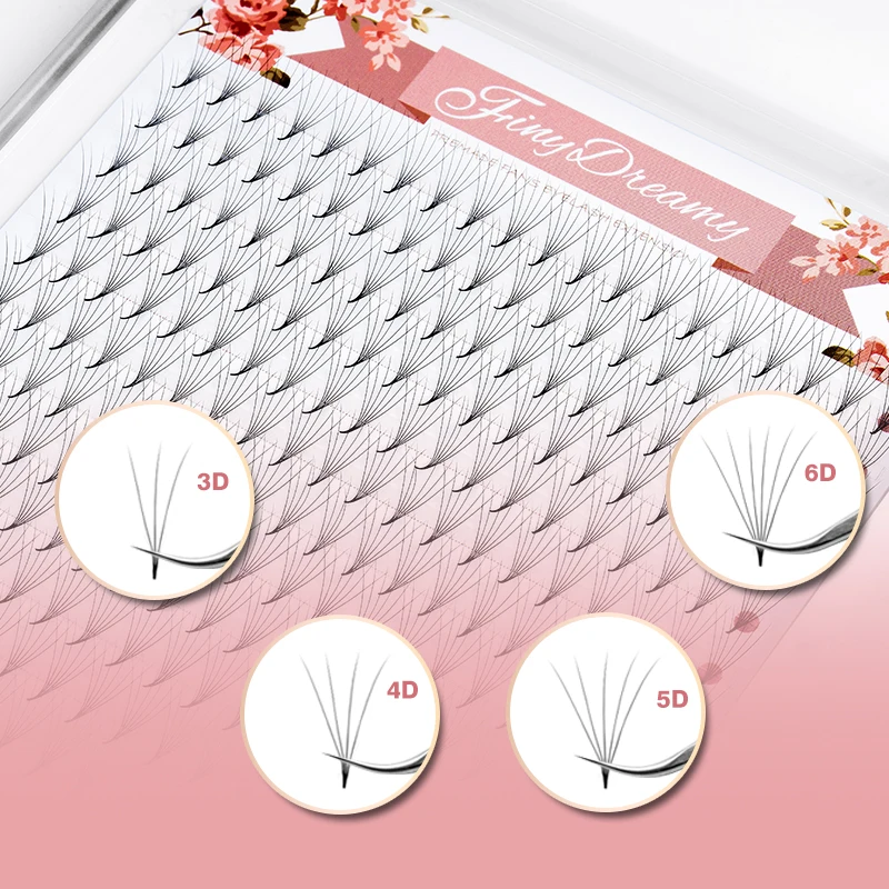 

320 Volume Lashes Pre Made Volume Fans Individual Eyelashes Premade Volume Fans 4d/5d/6d 7-15mm Eyelashes Extension