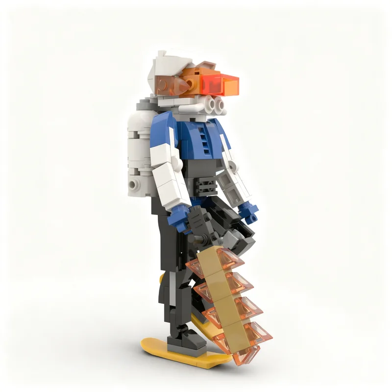156pcs MOC Ice Planet Explorer Action Figure Space Building Blocks Assembly Model Collector Kit Collectible Toy Gift For Fans