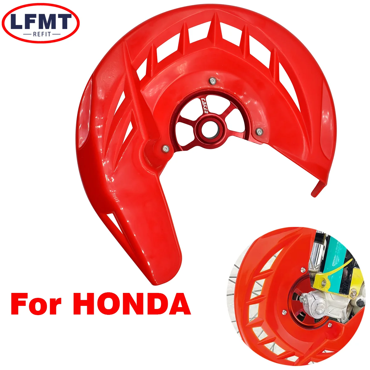 

Motorcycle Front Brake Disc Rotor Protector Cover Guard For Honda CR125R CR250R CRF250R CRF450R 2004-2007 2020 CRF250RX 450RX