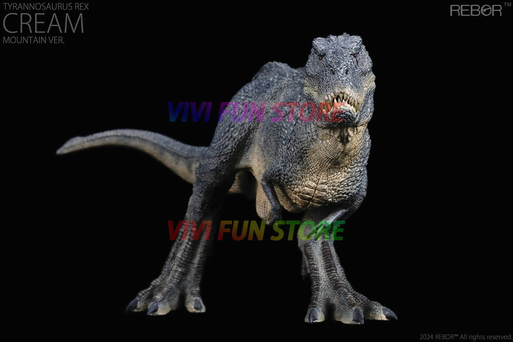 New In Stock Originate REBOR Vastatosaurus Rex Dinosaur Model Toy 42cm V-Rex Tyrannosaurus Rex Cream Mountain/Skullwalker  Ver.