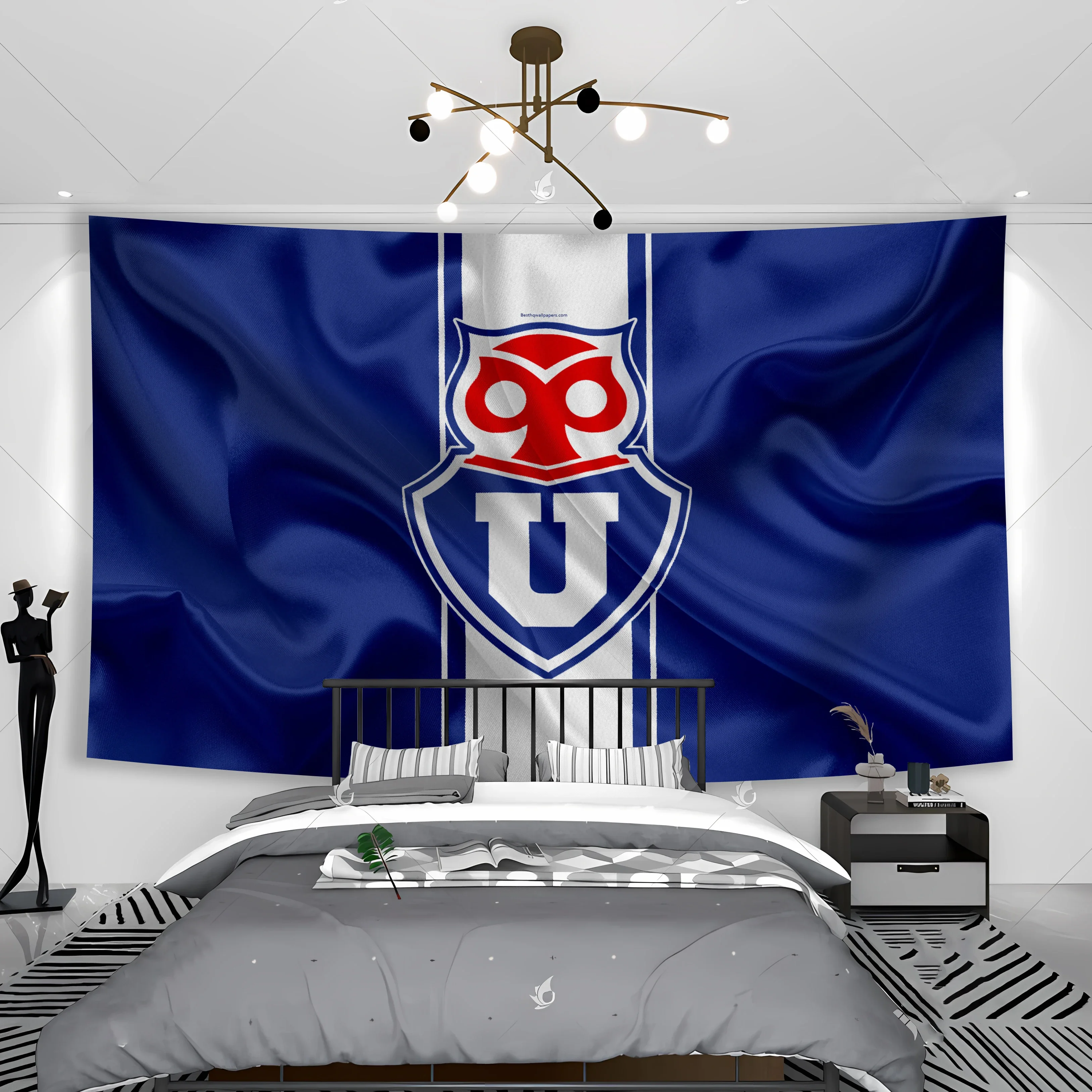 3x5 Ft New Universitys Of Chile Football Flag Tapestry Polyester Digital Printing Banner For Garage Wall Art Out Door Decoration