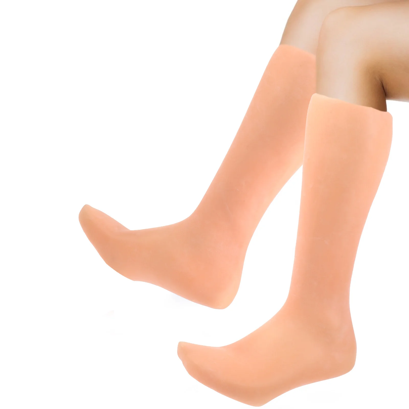 Loção hidratante térmica para cobertura de pés, meias noturnas, meias longas para mulheres