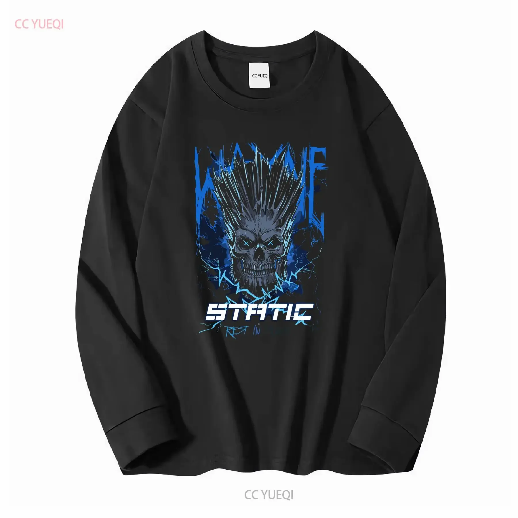 Classic Static X Band Member Men All Size T Shirt Q318 long or short sleeves vintage Washed Top For Everyday Wear Breathable