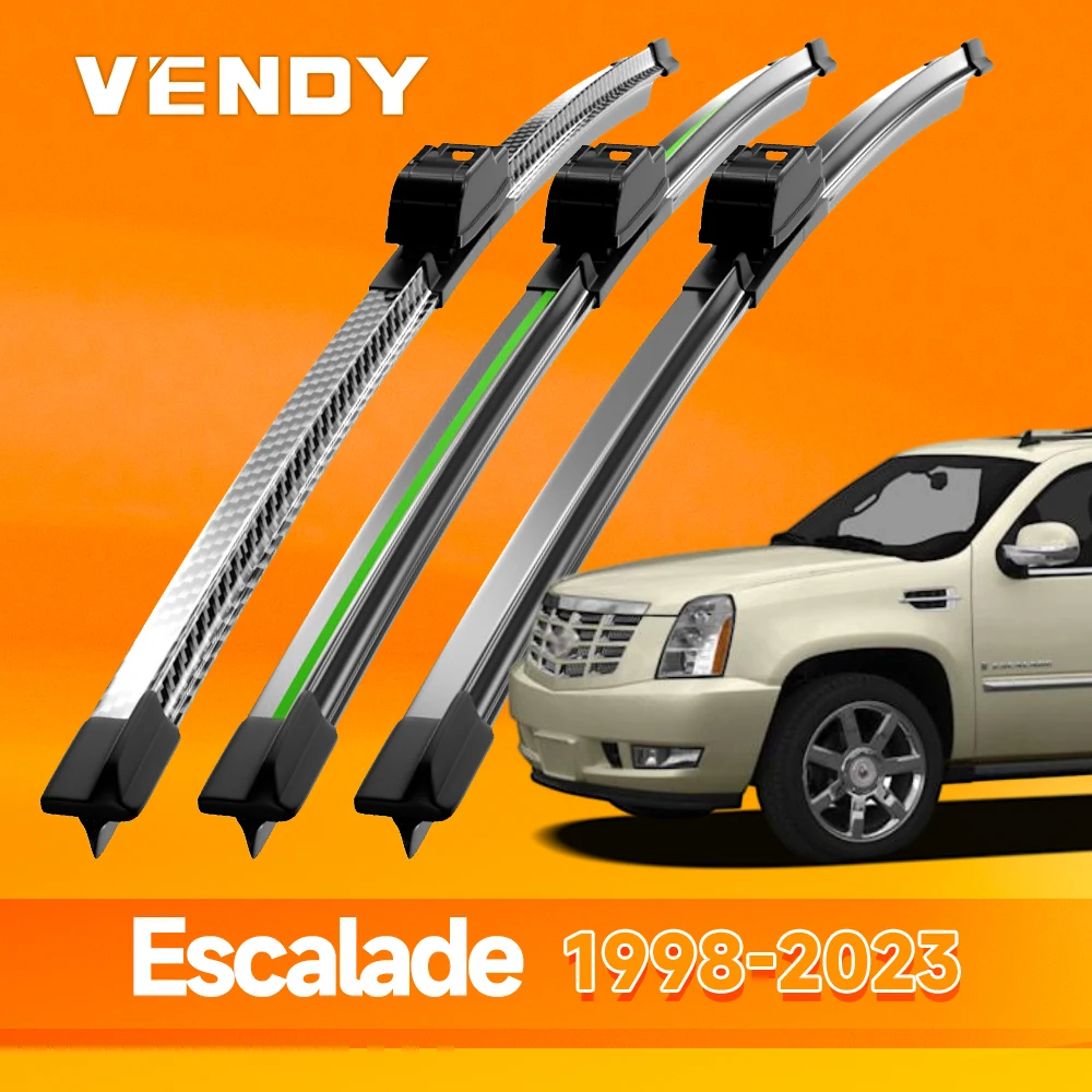 2pcs For Cadillac Escalade 1998-2023 Front Windshield Wiper Blades Windscreen Window Accessories 2000 2008 2011 2016 2018 2019