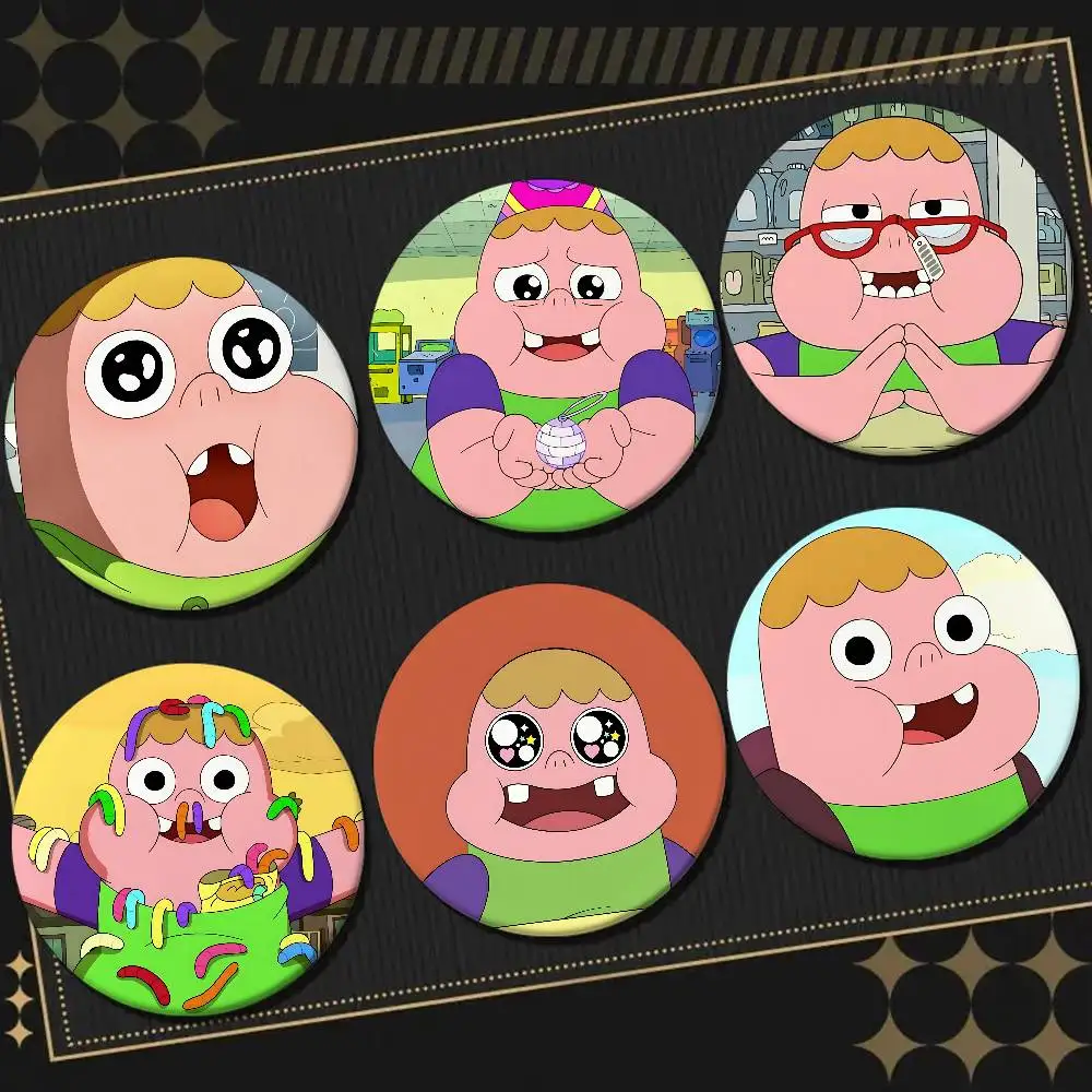 Cartoon C-ClarenceS Abzeichen Pins Anstecknadeln Hut Pins Broschen Geschenke Dekor Rucksäcke