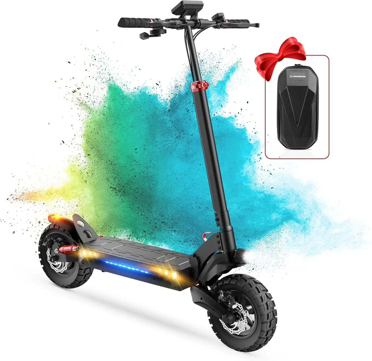 Electric Scooter for Adult, 1600W/800W Motor, 28 Mph Top Speed, 31/25 Miles Max Range, 330LBS Load, 11/10