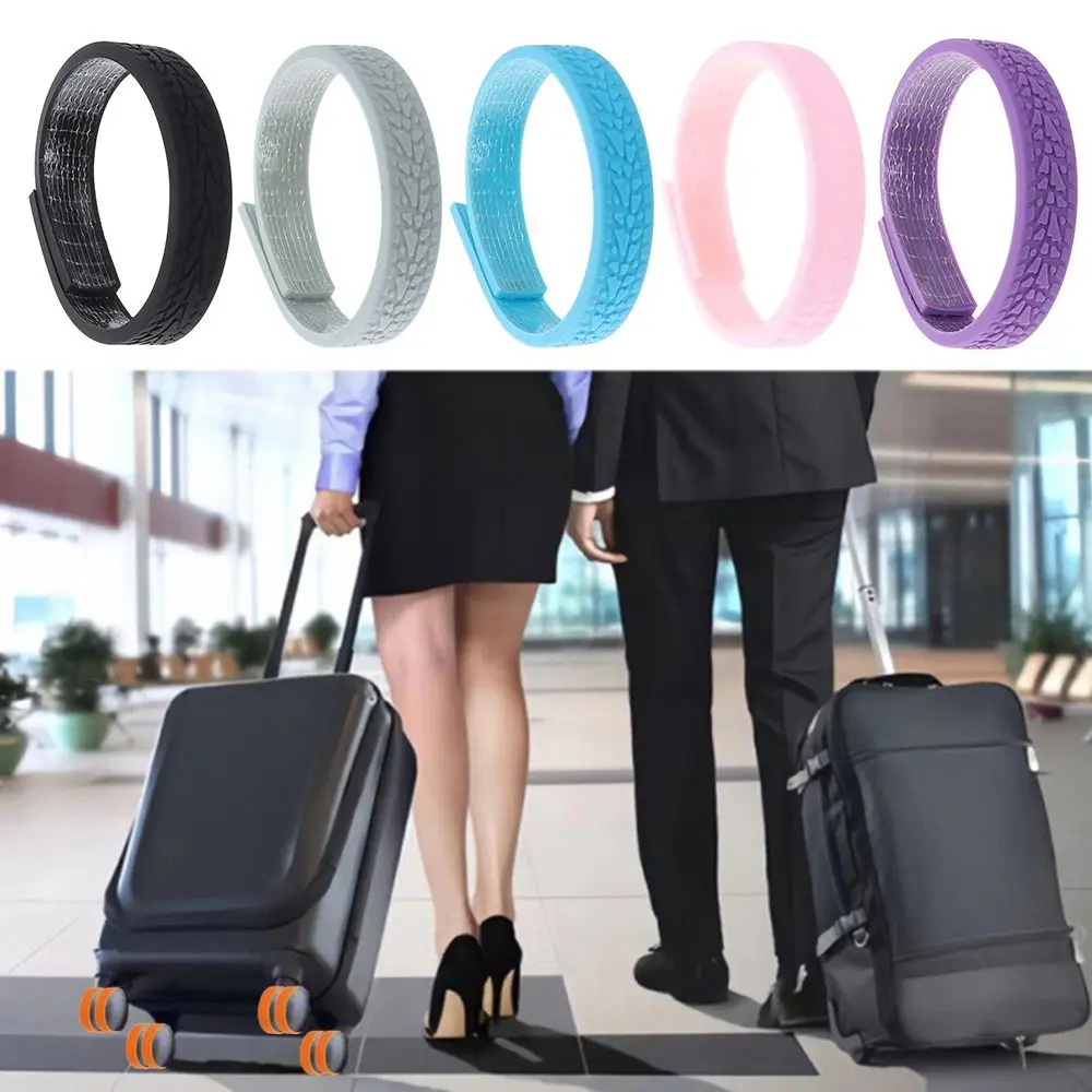 4Pcs Damping Luggage Wheels Protector Reduce Wheel Wear Noise Wheels Guard Cover Suitcase Wheels Protection Cover