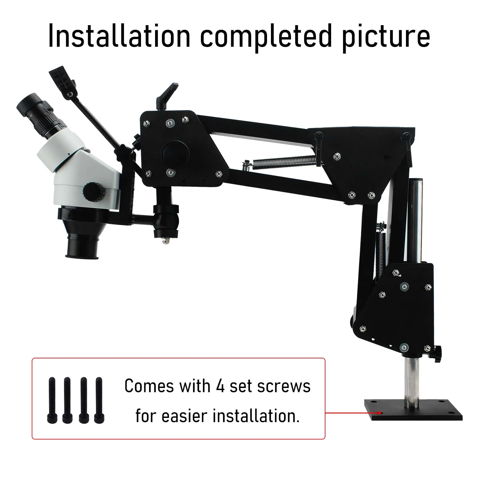 Multi-Directional Micro-Setting Microscope with Inlaid Mirror Spring Bracket for Jewelry Machines Equipment Diamond Setting