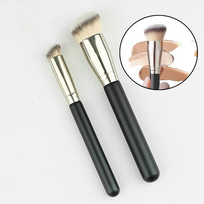 1 قطعة فرش ماكياج المهنية النساء السود المخفي مسحوق الأساس السائل أحمر الخدود أدوات تجميل الوجه #1