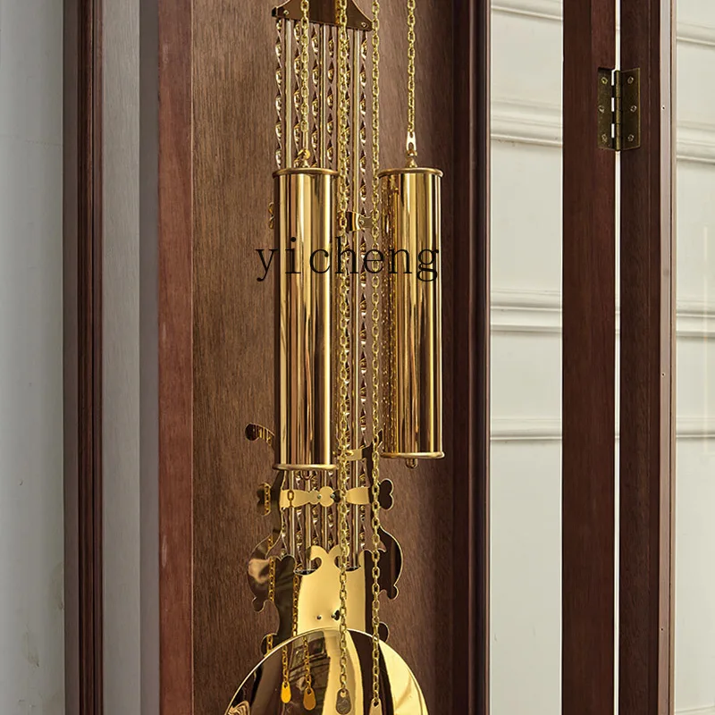 XL the Grandfather Clock Living Room New Chinese Retro Mechanical Clock Villa Pendulum Clock American Style