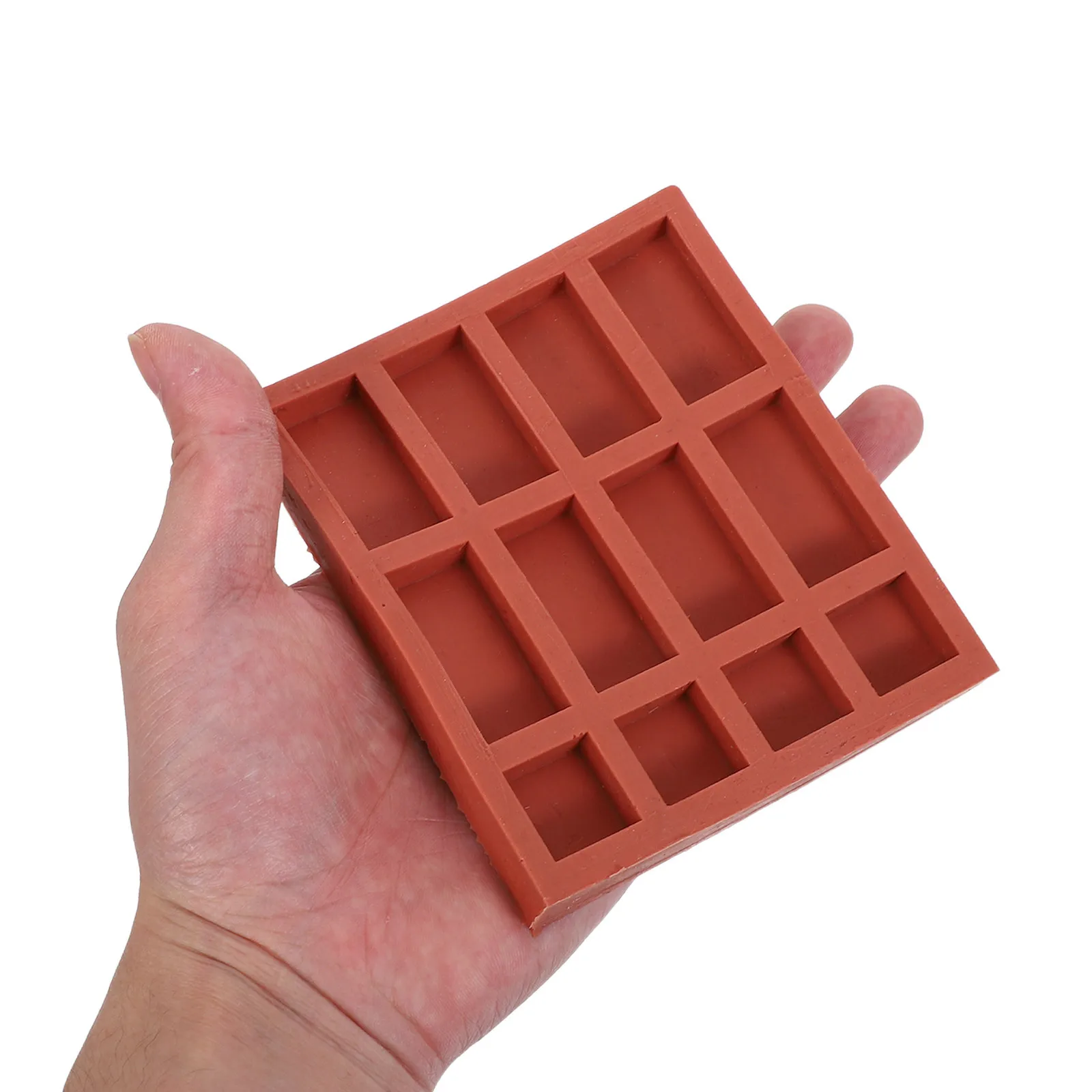 

Miniature Brick Silicone Mold Flexible Brick Mold for DIY Cement Clay Craft Plaster Sandbox Decoration Small Silicone Molds