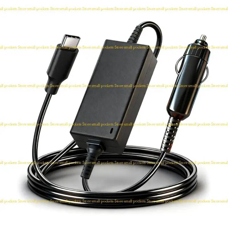 

R1WD PD100W Автомобильное зарядное устройство USB C Технология быстрой зарядки, совместимая с ноутбуками Прочный металлический