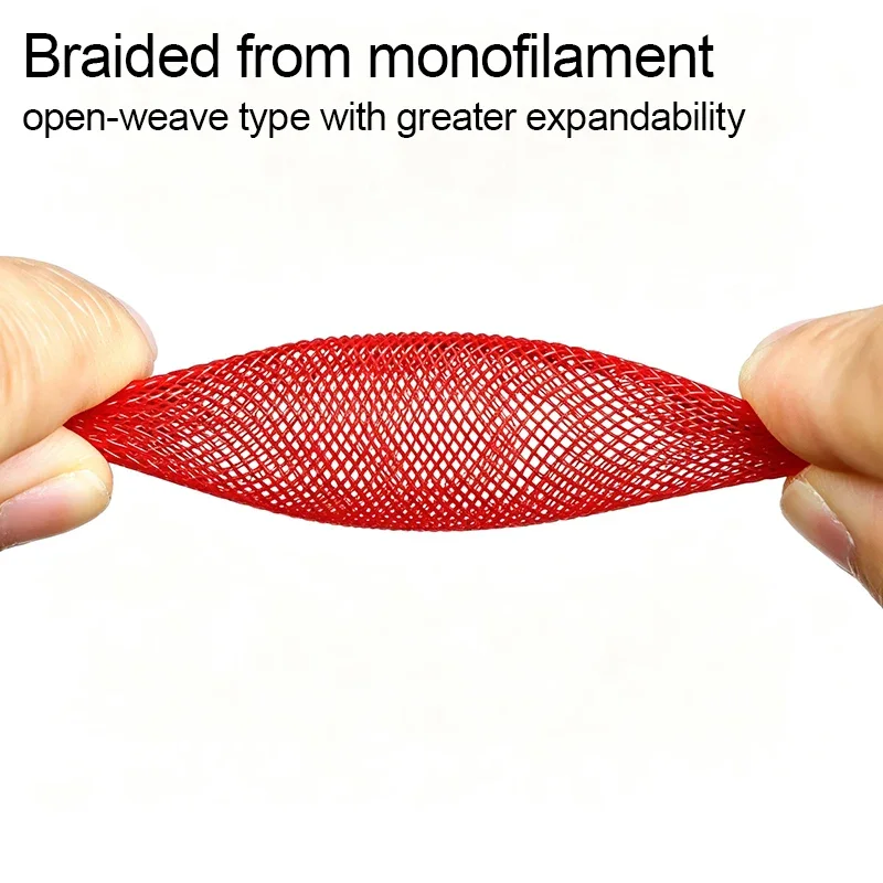5/10m PET monofilament braided sleeving Size 3/4/6/8/10mm USB Data Cable Sheath Protector Wire Wrap Nylon Cable Sleeve