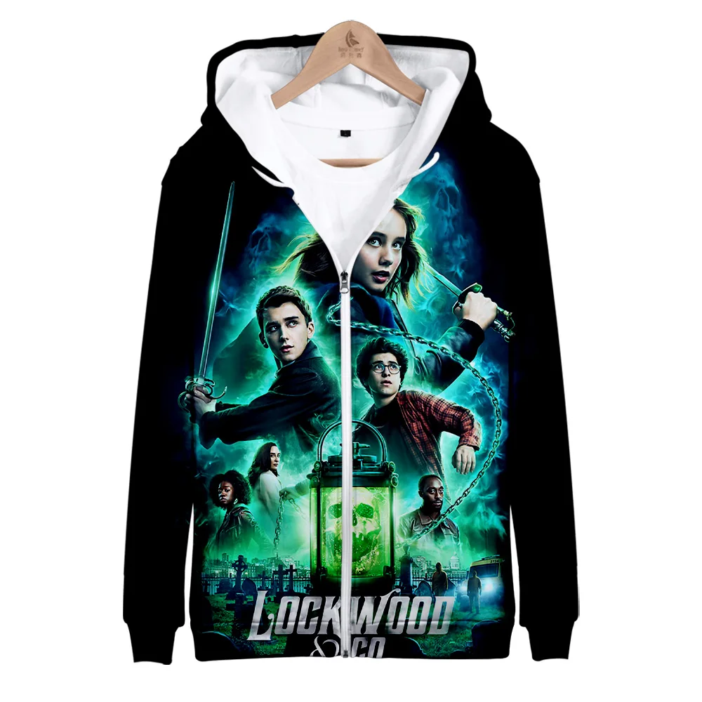 

Lockwood & Co Tv Show Zipper Sweatshirt Long Sleeve Men Women's Hoodie Harajuku Streetwear 2023 New Movie 3D Clothes