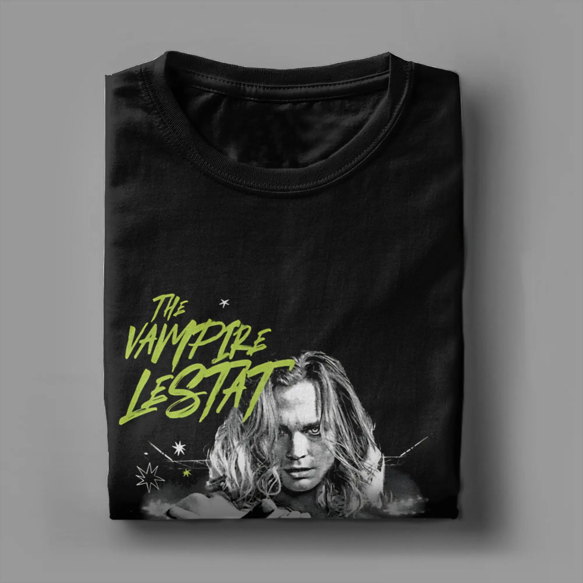 The Vampire Lestat Tour Merch Portrait Vampires Are Real Tell Your Mom T-Shirt für Herren, Sommer-Kurzarmkleidung – Detail 5