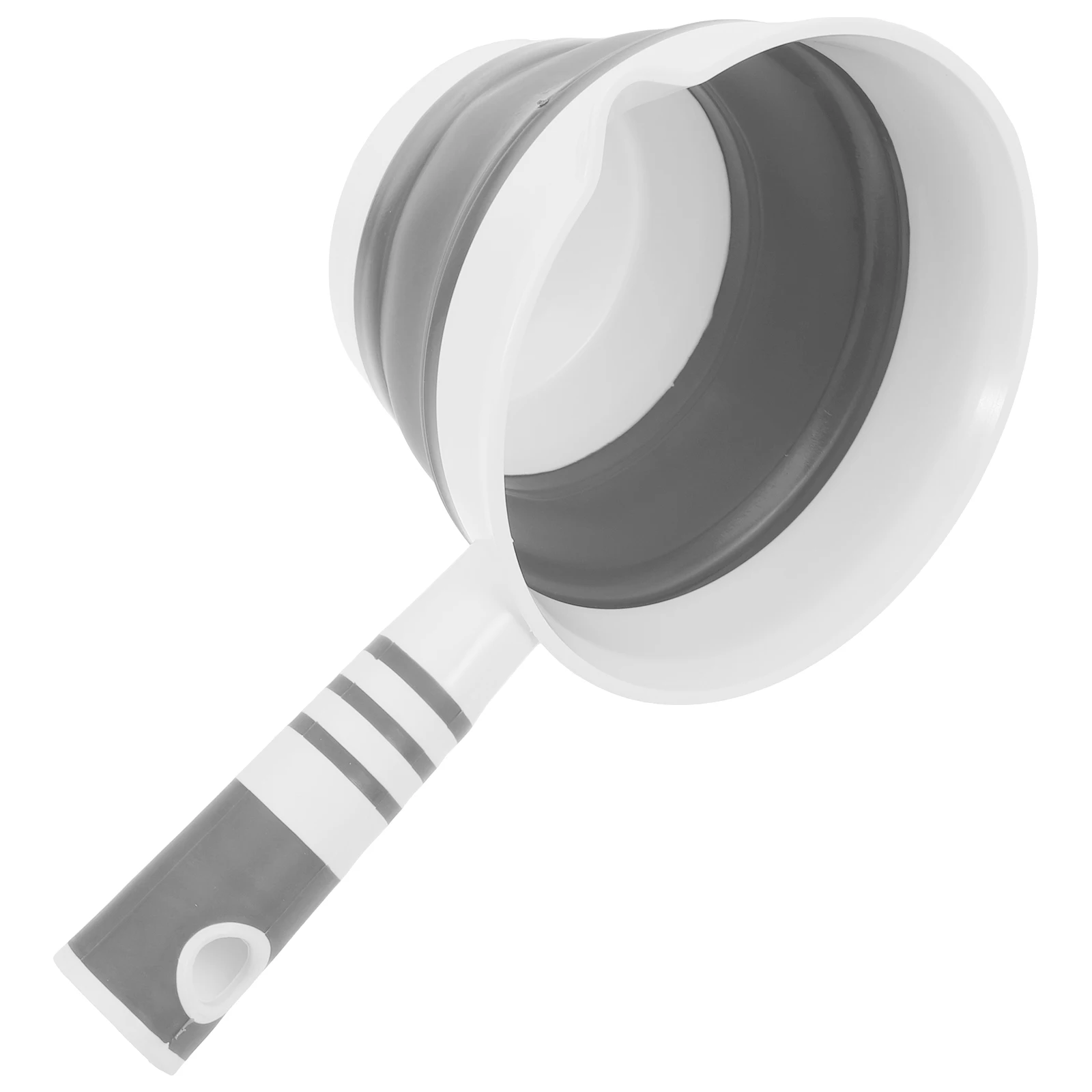 

1Pcs Kitchen Foldable Water Scoop Strong Plastic Hanging Collapsible Ladle Space Saving Multipurpose Water Dipper for Cooking