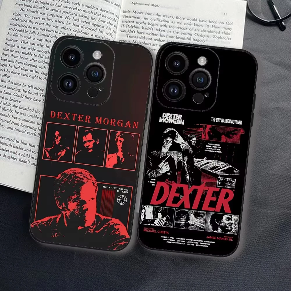 Dexter Morgan Couples Phone Case for Samsung S25 S24 S23 S22 S21 S20 Note20 FE Ultra Plus 5G Protection Cover Funda Coque