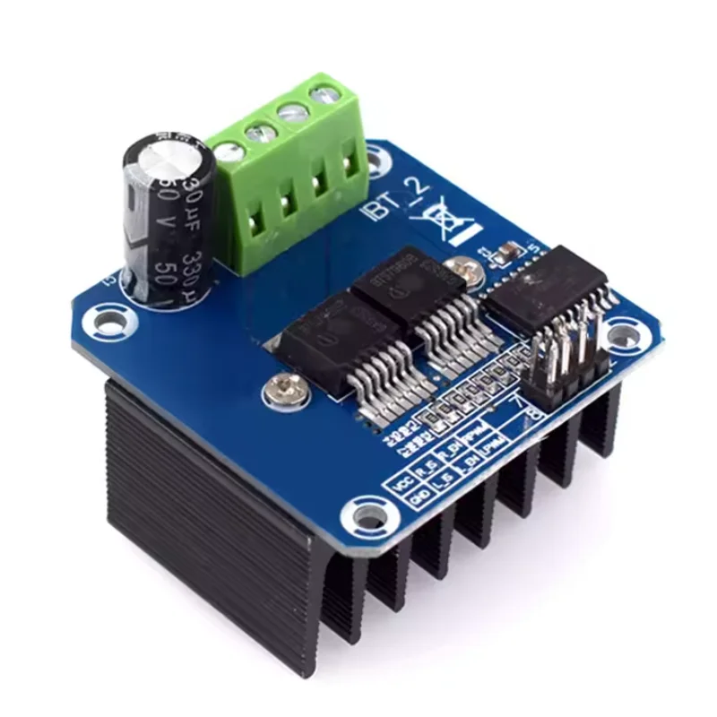 BTS7960 High Power Intelligent Vehicle Motor Drive Module BTS7960 43A Current Limiting Control Semiconductor Refrigeration Drive