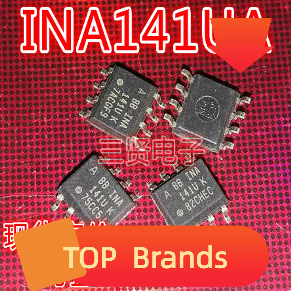 INA141UA SOP-8 INA141U IC شرائح ، جديدة ومبتكرة ، 10 قطعة