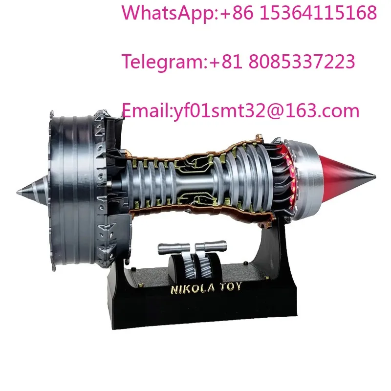 Trent900 engine model toy aircraft turbofan engine model stepless speed regulation tail flame effect