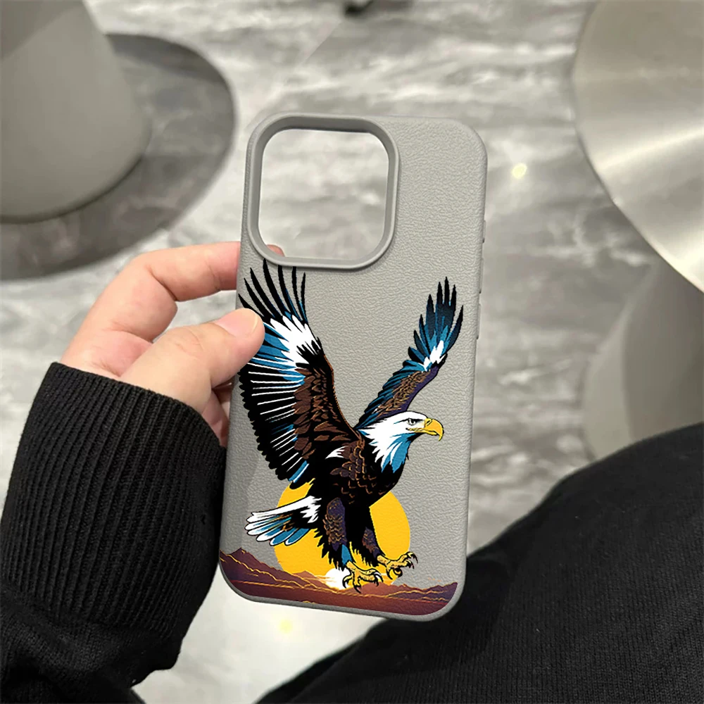 Soaring Eagle Handyhülle für iPhone 17 16 15 14 13 12 11 ProMax 16 15 14 Plus 17 16 15 14 13 12 Pro 17Air Silikon Matte Hülle – Detail 9