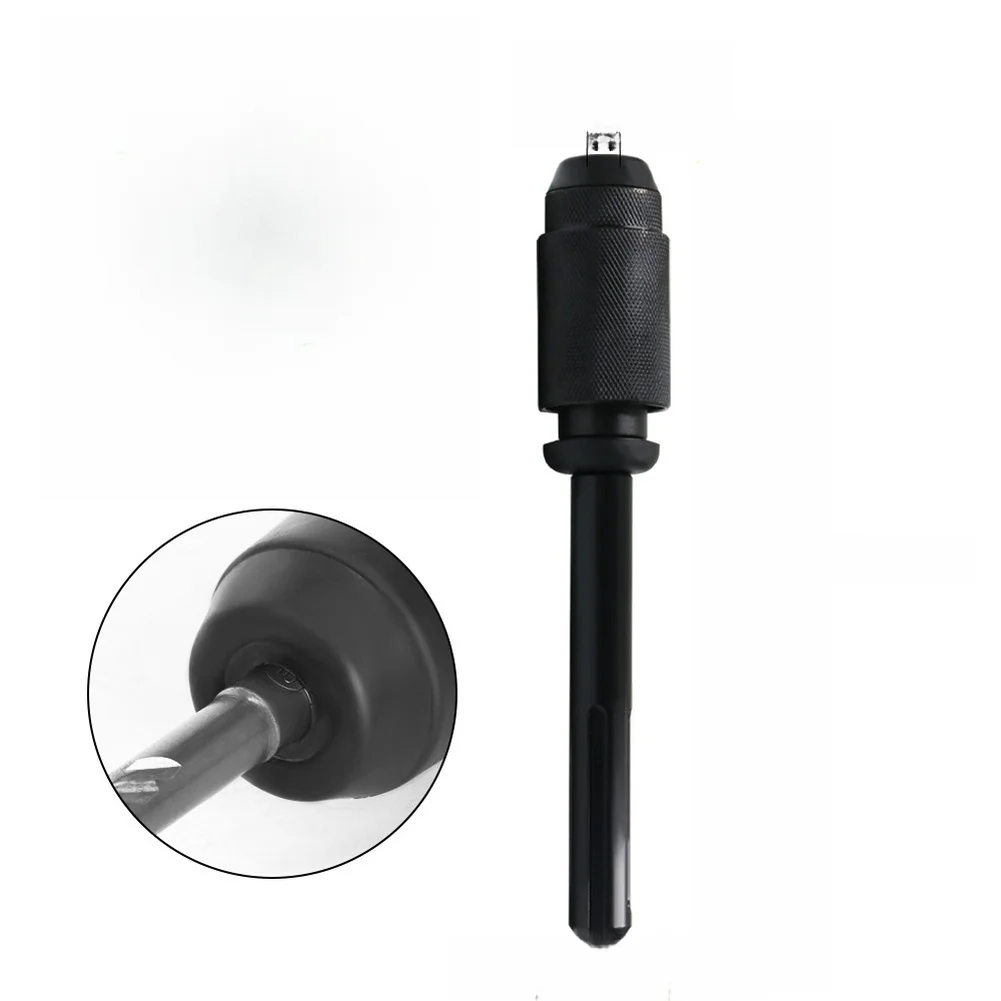 High Strength Black Steel Adapter Converts 5 Hole Drill Bits to 4 Hole for Rotary For Hammer Tool Compatibility