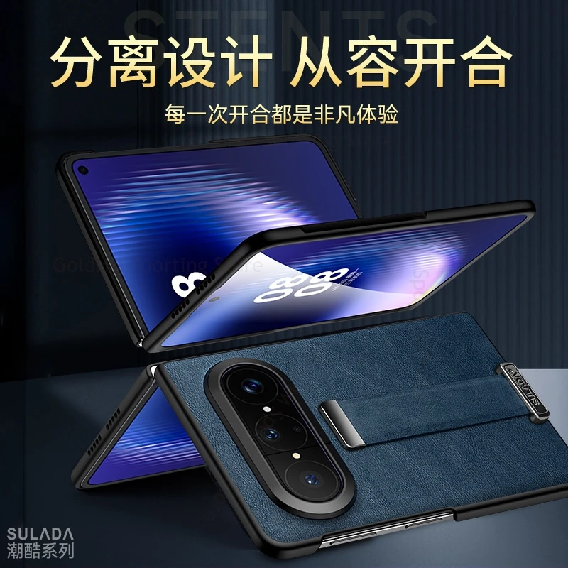 Shell For Huawei Pura X Max Leather Phone Case For Huawei PuraX Max Ultra Slim Wristband Stand Shockproof Cover Pura X Max Capa