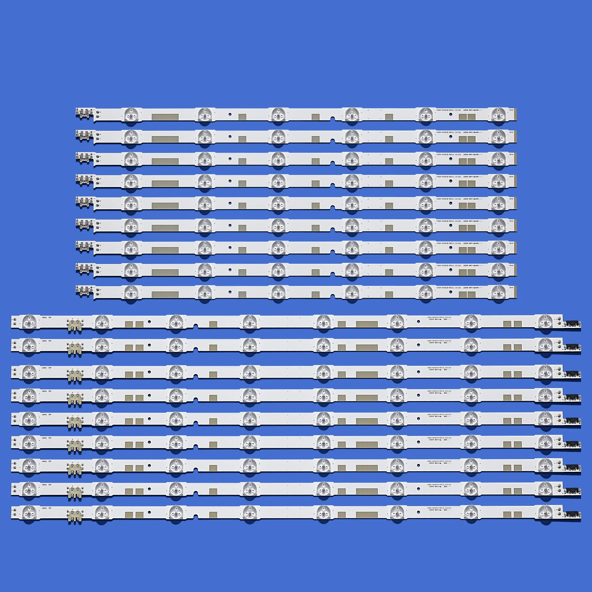 แถบไฟ LED สำหรับ UE55JU6872U UE55JU6872 UE55JU6870 UE55JU6850 UE55JU6850U UA55JS7200J UE55JU6875U UE55JU6875