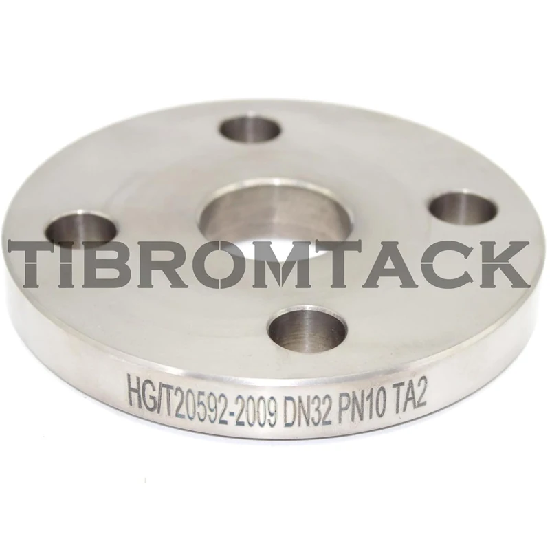 Gr2 Titanium Flange Plate, Flat Welding Connecting Mechanical Equipment, Pressure Vessels, HG, T20592-2009, DN32, PN10