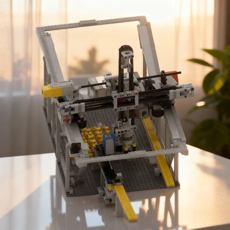 1204pcs MOC Mindstorms Gantry Ball Sorter Model Building Blocks Architecture Toys Birthday Gifts Assemble DIY Idea Presentation