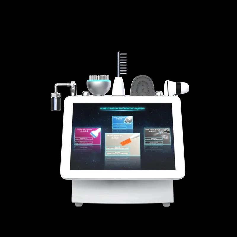 15 Inch 5-in-1 Multifunctional High-Frequency Spa Device Scalp Massage Tool New 2025