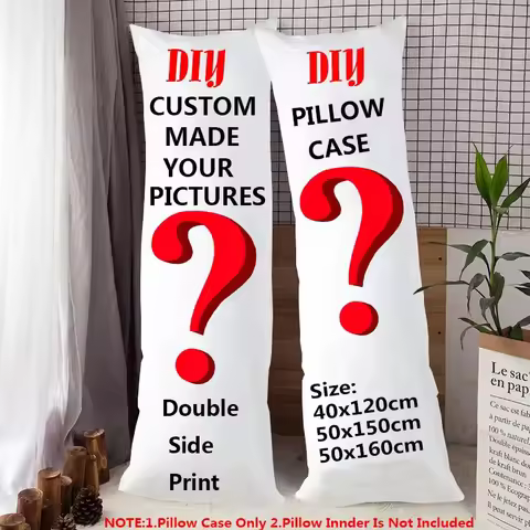 Custom Made Boyfriend Girlfriend Anime Dakimakura Hugging Body Pillow Cover DIY Bedding Case Bedroom Use 120X40 150X50 160X50