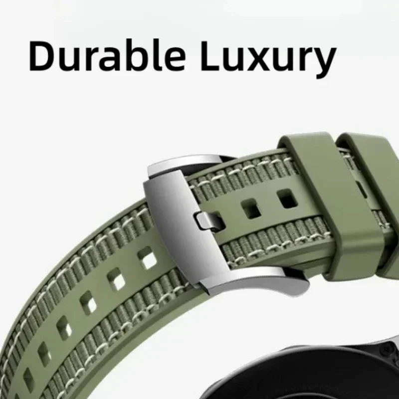 مركب سيليكون + النايلون الفرقة لهواوي ساعة D2 Smartwatch الرياضة حزام الساعات لهواوي ساعة D2 تنفس سوار كوريا