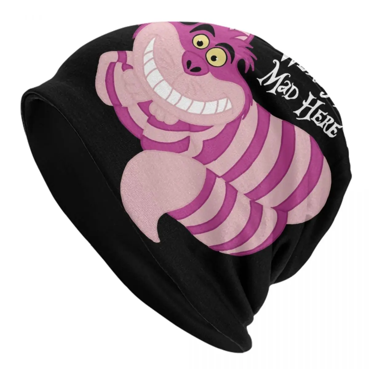 Gorro de Alicia en el país de las Maravillas, gorro cálido de invierno para mujer, gorros de punto para esquí al aire libre, gorros de gato de Cheshire, gorros para hombres y mujeres