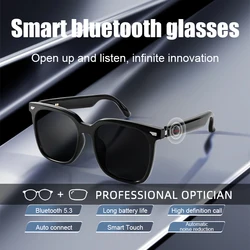 CLLOIO Wireless Bluetooth Smart Optical Glasses Men Myopia Prescription Polarized Sunglasses Women Anti Blue Ray Reading Glasses