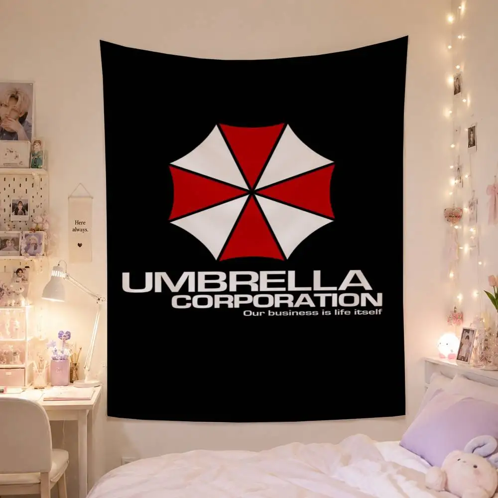 U-Umbrella C-Corporation Flag Digital Printing Banner for Garage Wall Out Door Decoration