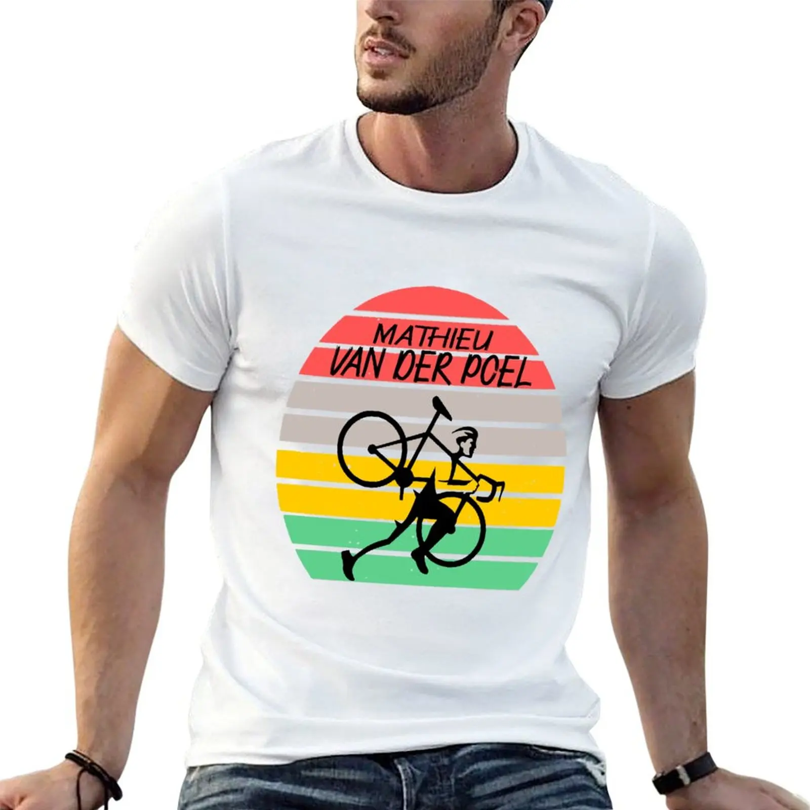 

Mathieu Van der Poel Vintage T-Shirt man t shirt cotton t shirts for man cotton t shirt custom print T-shirt
