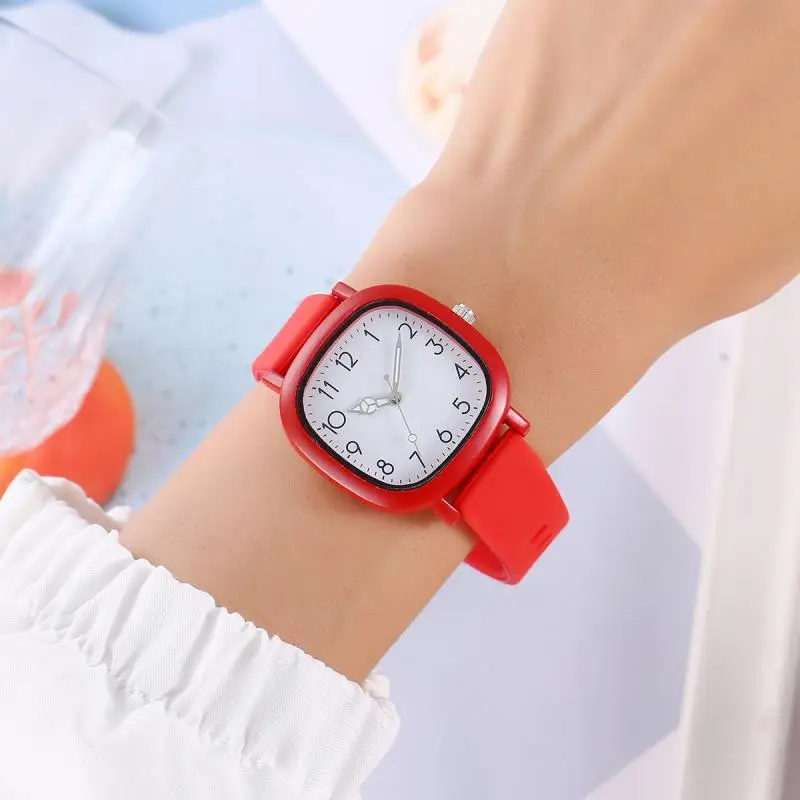 Fashion Women's Watch Silicone Strap Wristwatch Quartz Watches For Women Clock Ladies Watch Gift Reloj Mujer image 6
