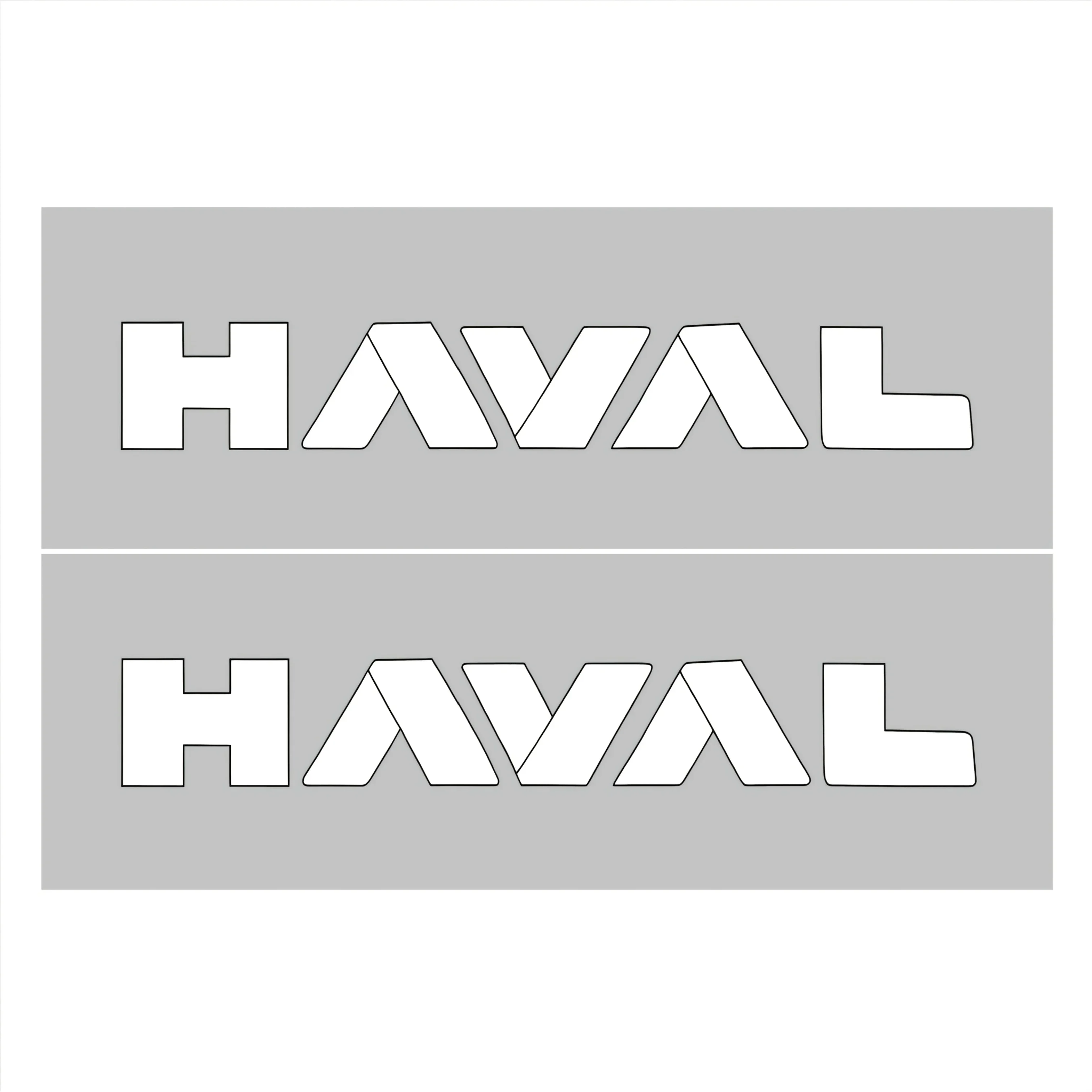 4 個/セット「HAVAL」ロゴステッカー車用、スタイリッシュなデザインのデカール、自動車外装パーソナライゼーションアクセサリー