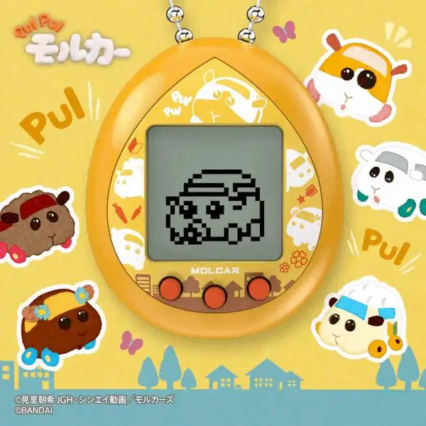 Anime Figure Bandai Tamagotchi Pui Pui Molcar Electronic Virtual Pets Machine Game Toys Children Kawaii Birthday Gift