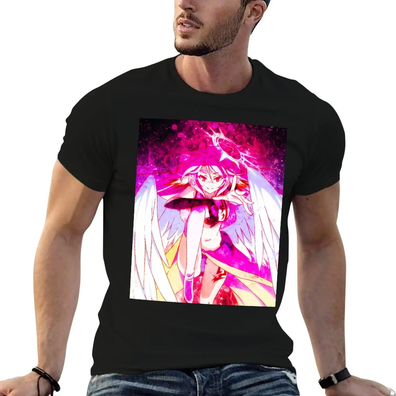 Jibril No Game No Life Hoz T-Shirt Funny t-shirt football t shirt mens t shirt graphic
