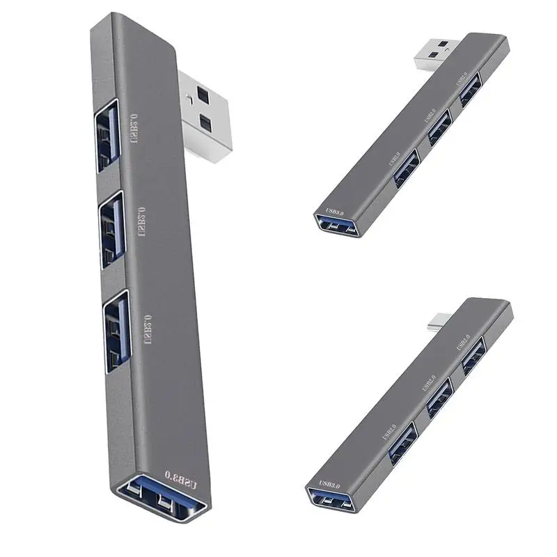 4 Ports USB  HUBs High Speed 4 Port USB 3.0 5Gbps Multi HUB Splitter Expansion For Desktop PC Laptop Computer Adapter