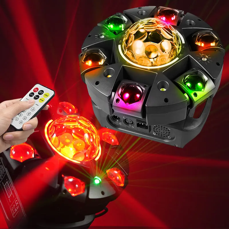 

Светодиодные фонари для диско-праздника, музыкальный ритм, романтическая атмосфера, волшебный шар, вращающийся лазерный проектор для домашней вечеринки, быстрая доставка