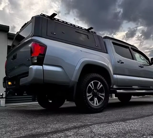 

XLY Sports Style Aluminum Truck Canopy HardTop Camper Cover for Tacoma UTE Pickup Truck Bed Car Tent Exterior Accessories 1