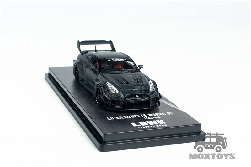 INNO 1:64 GTR R35 LBWK SUPER SILHOUETTE 35GT-RR Full Carbon Diecast Model Car