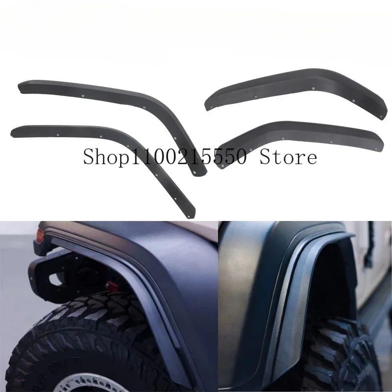 For Jeep Wrangler 18-22 JL JT gladiator accessory Body Kit Fender Flares Mudguards Splash Guard Wheel Eyebrow