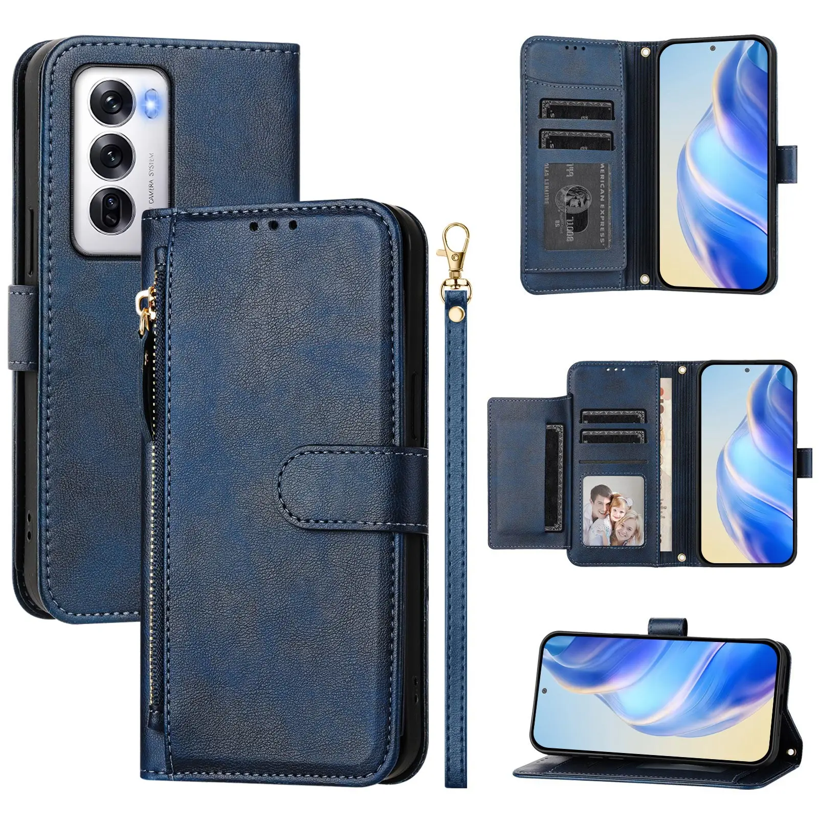 Magnetic Leather Zi…