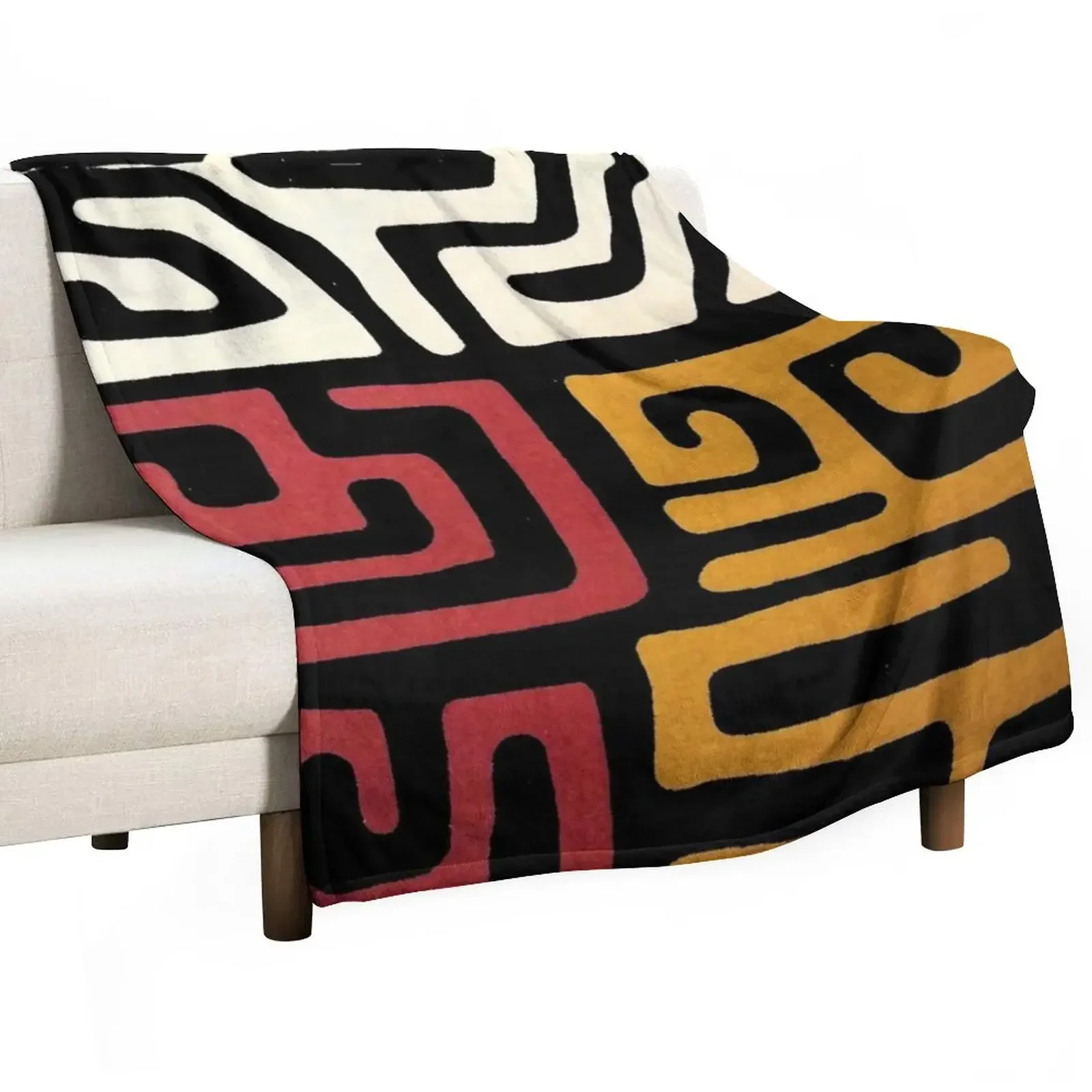 

African Mudcloth Throw Blanket Luxury Throw Plush Bed For Decorative Sofa Blankets
