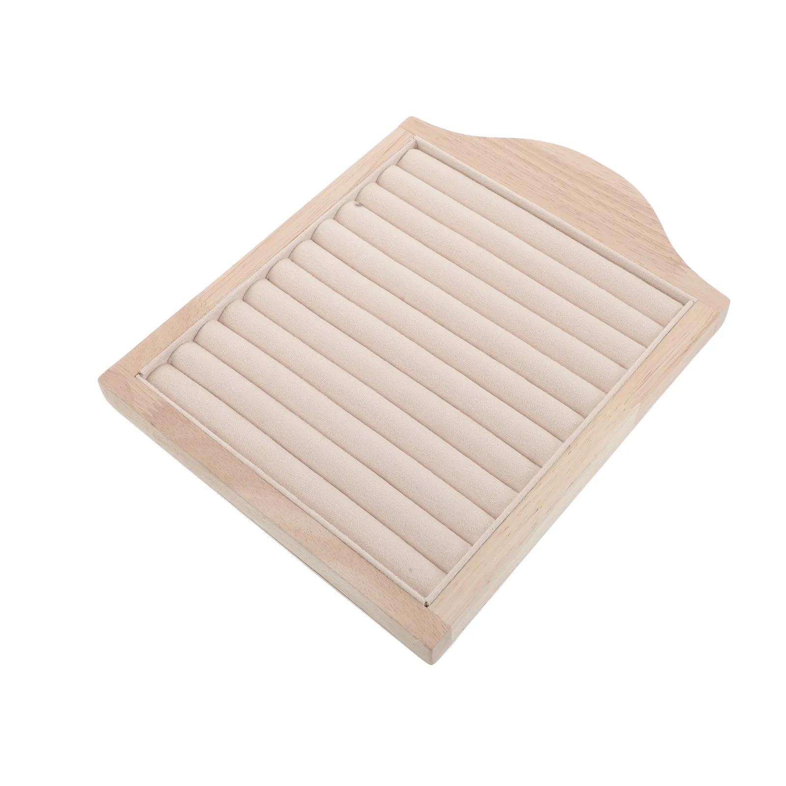 Finger Jewelry Display Stand Solid Wood Elegant Ring Holder Organizer Jewelry Storage Tray for Decor Rings view 4