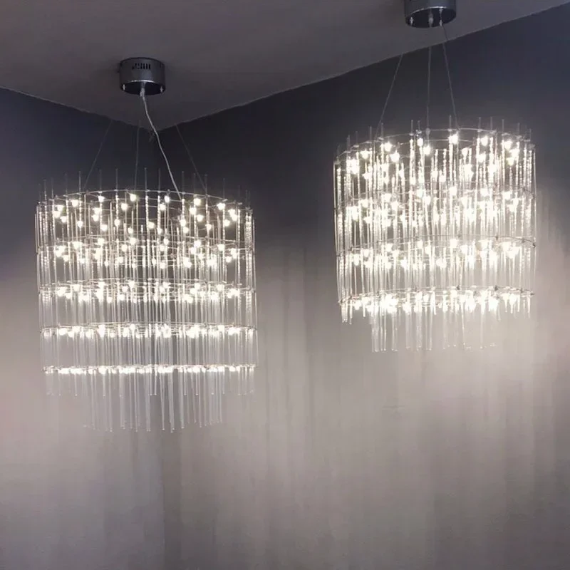 2025 New Creative Personalized Firefly Pendant, Postmodern Living Room, Dining Room, Master Bedroom, Simple Circular Pendant